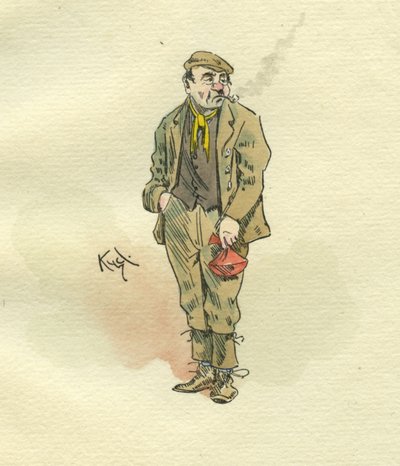 Character from Oliver Twist by Joseph Clayton Clarke